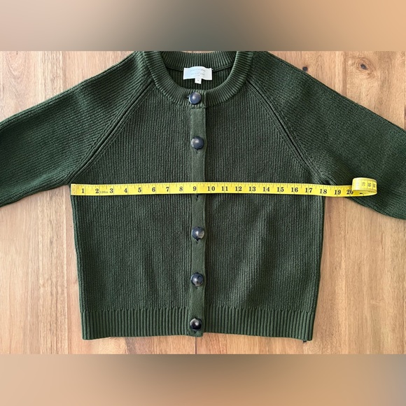 Sezane Isaure Cardigan Perfect Green - Size M - Picture 14 of 15